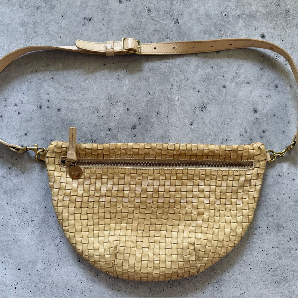 Clare V Grande Fanny in Cream